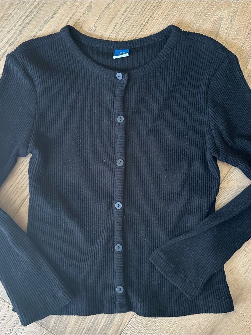 Old Navy Ribbed Button-Up Cardigan Black S